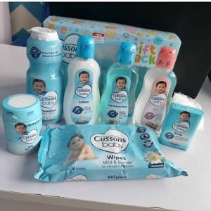 Cussons baby Seven Pieces Cussons Gift Set -pink & blue big size