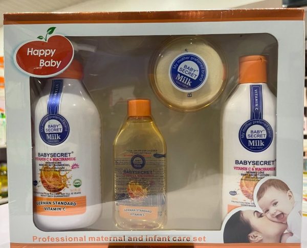 Baby Secret Moisturising Vit Baby Set-Bath,Lot,oil Etc small size