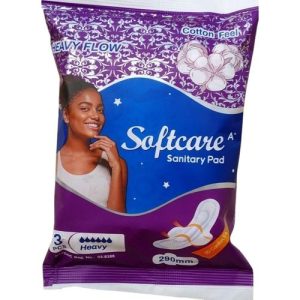 30 Pads (3 Pads x 10 Packs) Compact Pack Softcare A+ Sanitary Pad for Heavy Flow