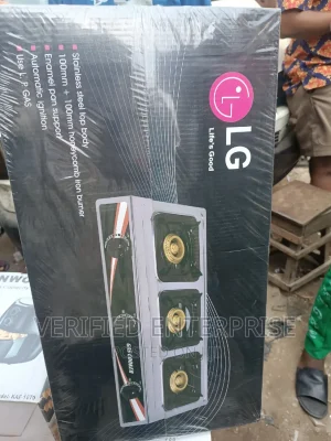 Gas table top with 3 burners