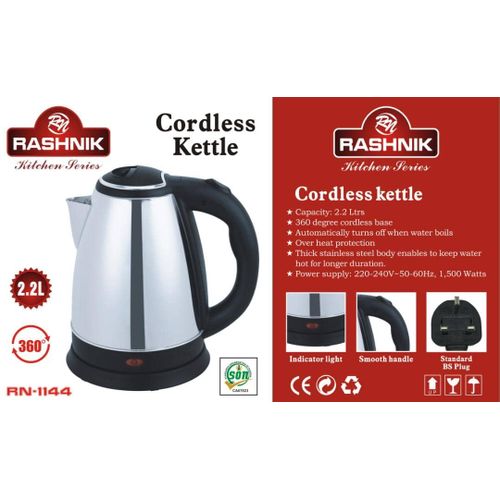 Rashnik 2.2L electric kettle Nigeria Rashnik 2.2L electric kettle Nigeria