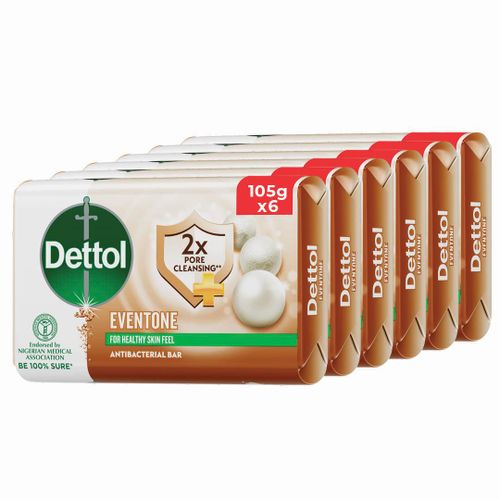Dettol soap Nigeria Dettol Soap Nigeria – Even Tone 105g Pack of 6